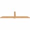 Ekena Millwork Eugene Timber Gable Bracket, Western Red Cedar, 108"W x 31 1/2"H x 3 1/2"D x 5 1/2"F, 7/12 Pitch GBW108X31X0406EUG00SWR - alternate 2